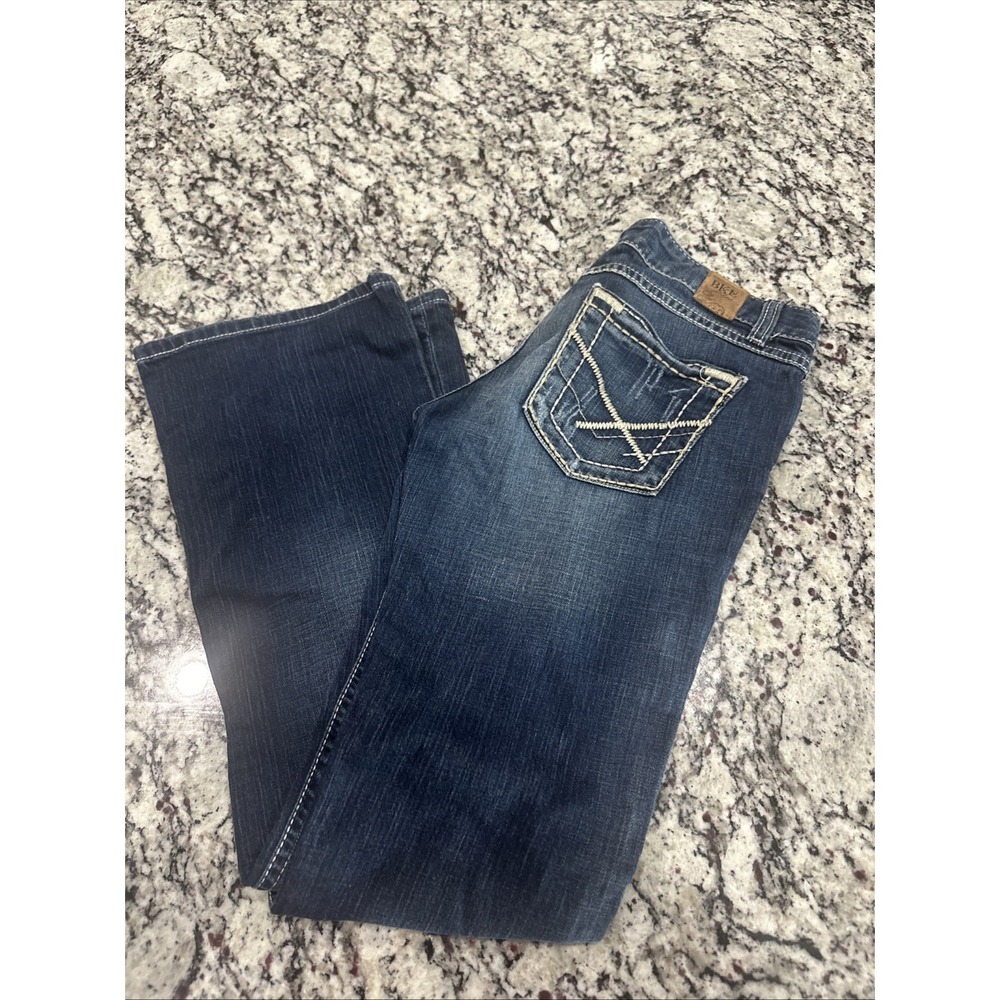BKE Jeans Women's  29 Madison Blue‎ Stretch Low Rise Denim